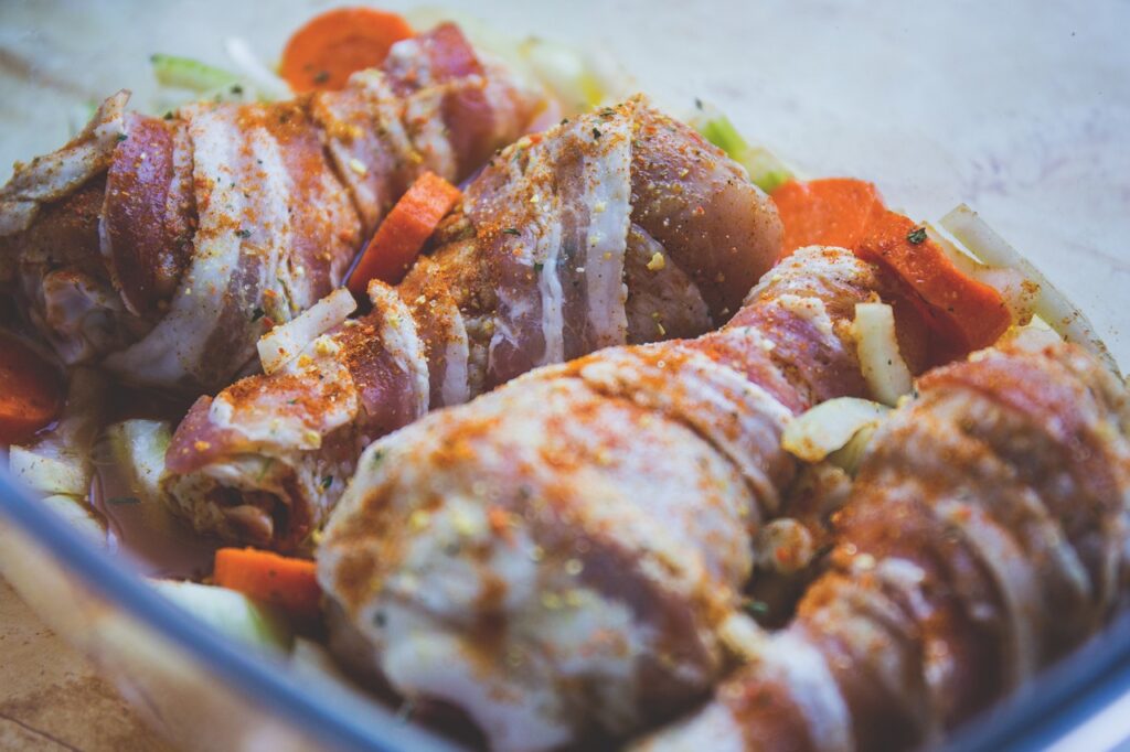 bacon, chicken, cooking-1851519.jpg